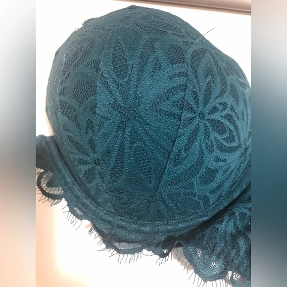 EUC! Victoria’s Secret PINK Date Racerback; Front Closure; Deep Teal; 34DD - Picture 7 of 10